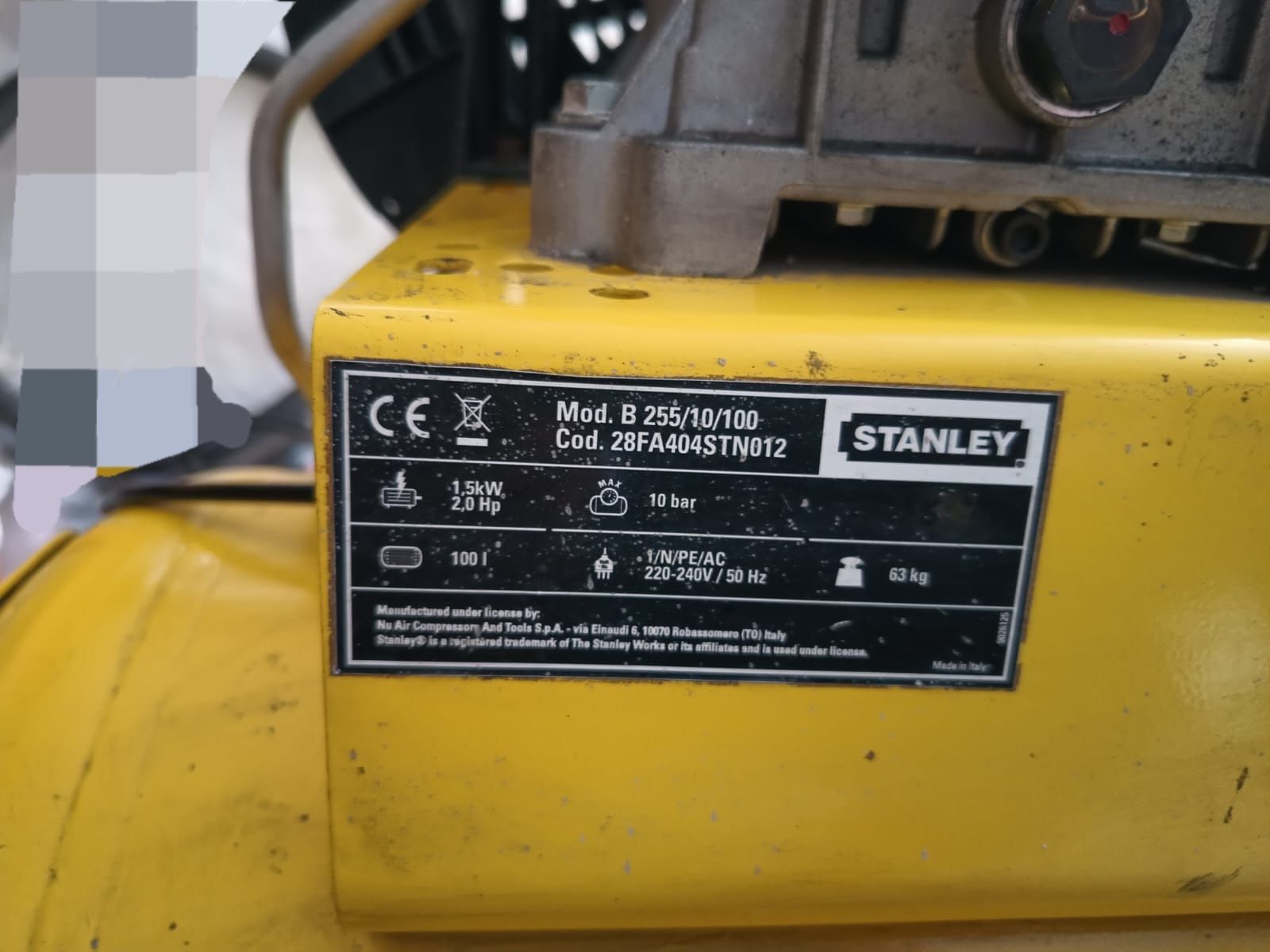 Kompresor olejowy Stanley 100l