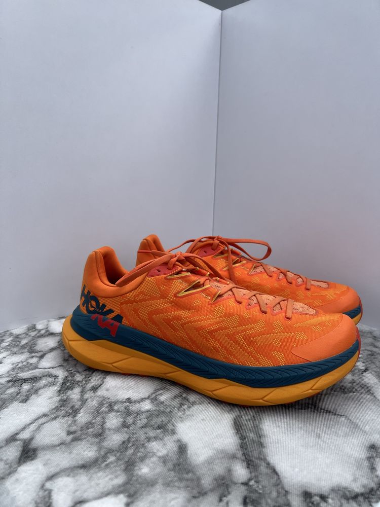 Hoka Tectone X Trail Athletic Low Top Orange Blue F27222B