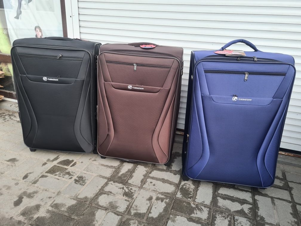 Валіза чемодан текстиль на 2 и 4 колеса