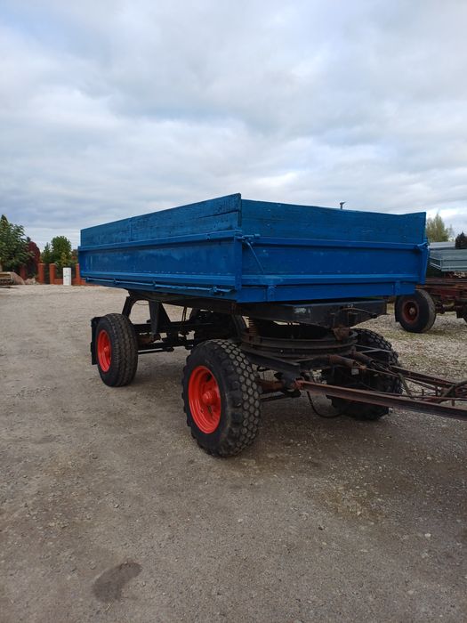 Przyczepa wywrotka niemiecka hk 6 hw 60.11 hl 6 ton d732 d47 dokumenty