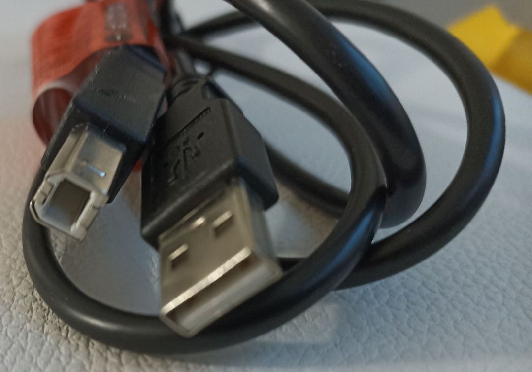USB A męski do USB B drukarka, skaner