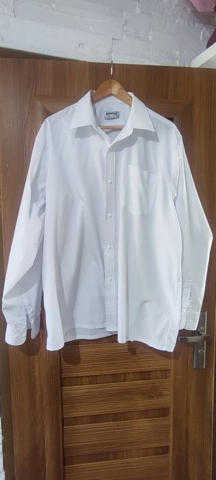 Biała koszula Konsul Exclusive collection rozm XXL wymiary na fotkach