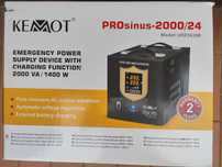 Zasilacz awaryjny UPS Kemot PROsinus 2000 24V/230V