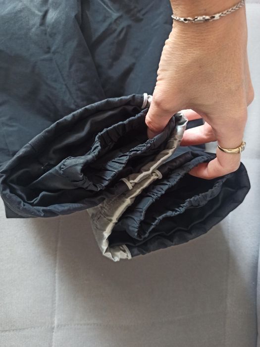 Spodnie narciarskie, zimowe, brugi, r. 92/98, chłopięce, czarne