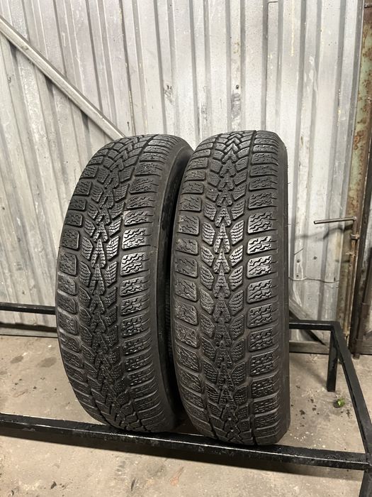 nr200 2 opony  zimowe używane Dunlop 165/65/15