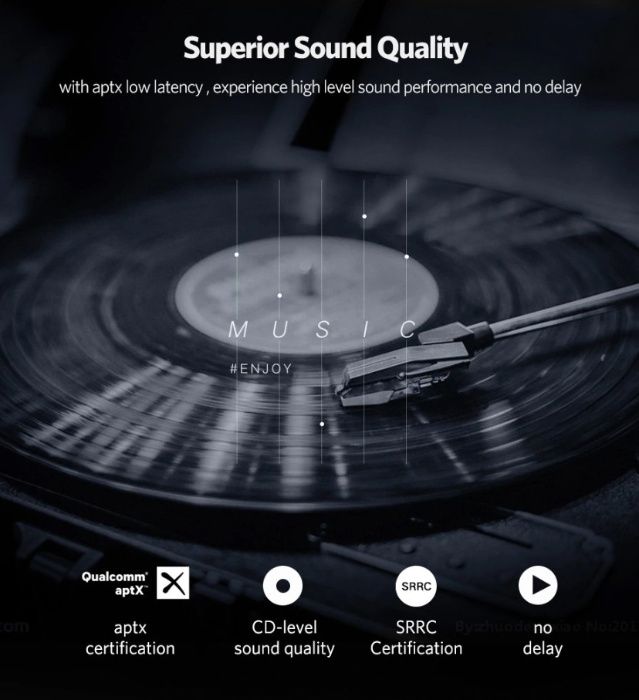 Ugreen Беспроводной USB Bluetooth 4.0 aptx Адаптер Dongle PC Windows