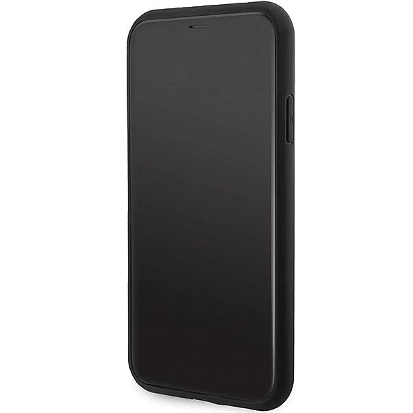 Etui Guess 4G Triangle Metal Logo na iPhone 11 / XR - czarne