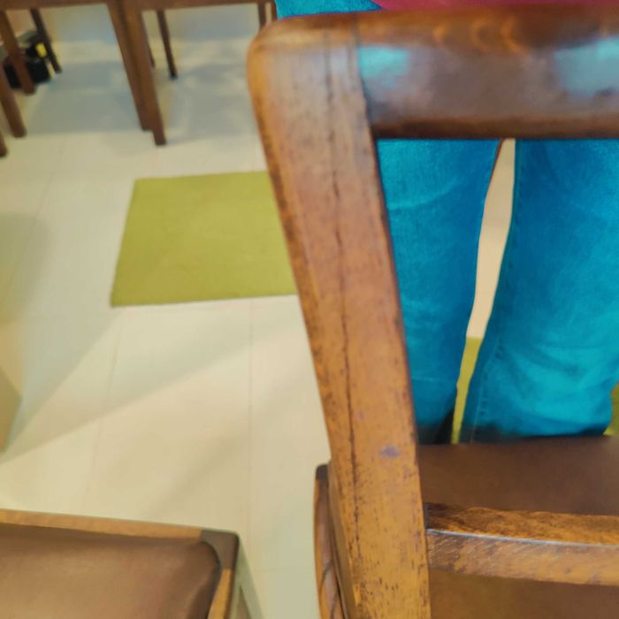 Krzesła dębowe lata 60te - 6 szt.