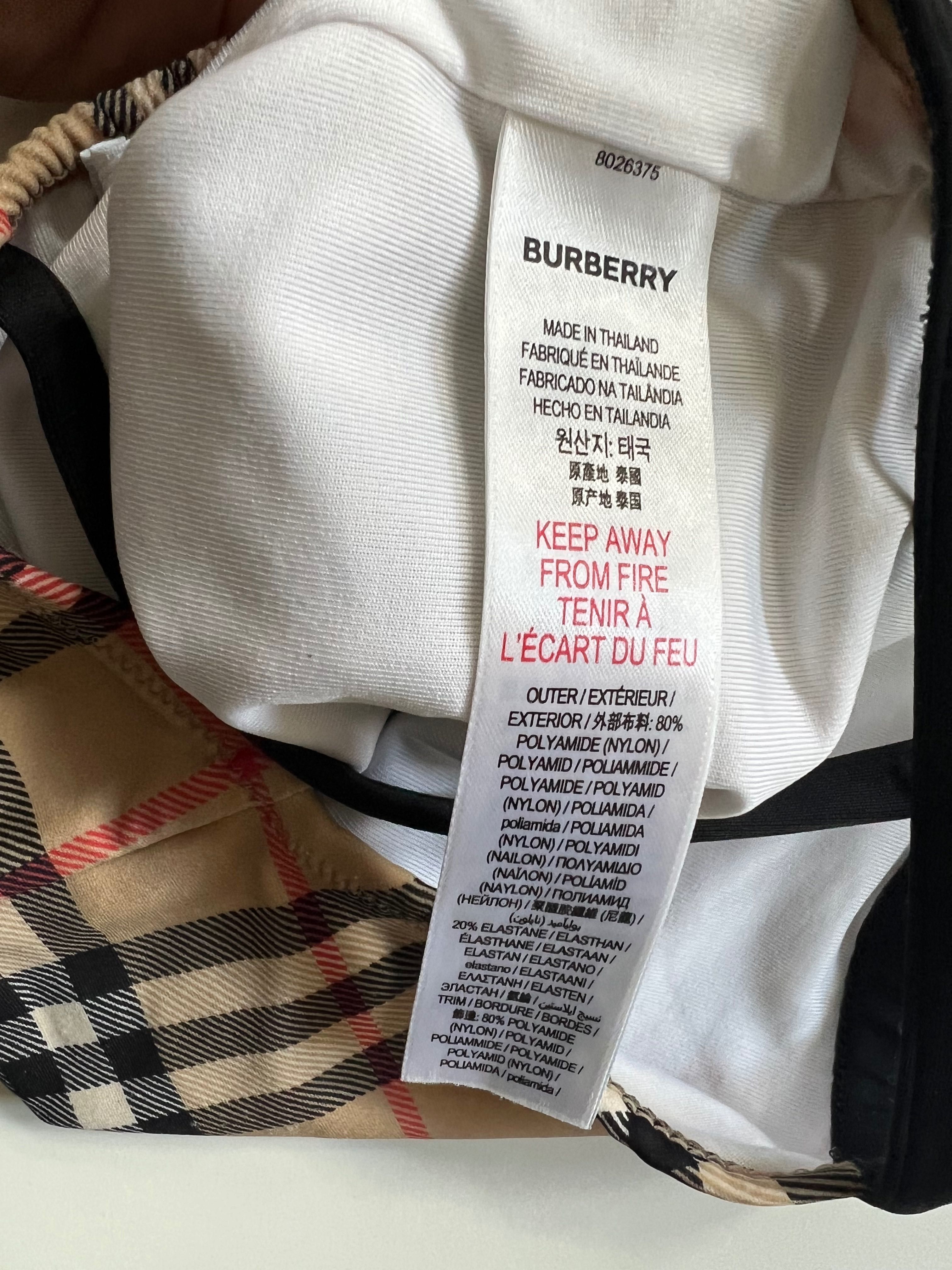 Strój kąpielowy Burberry kids