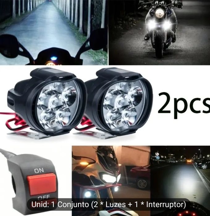 Faróis auxiliares led 12v