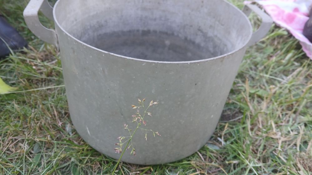 Garnek aluminiowy PRL