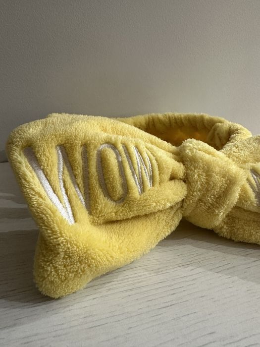 Opaska na głowę, żółta „wow”