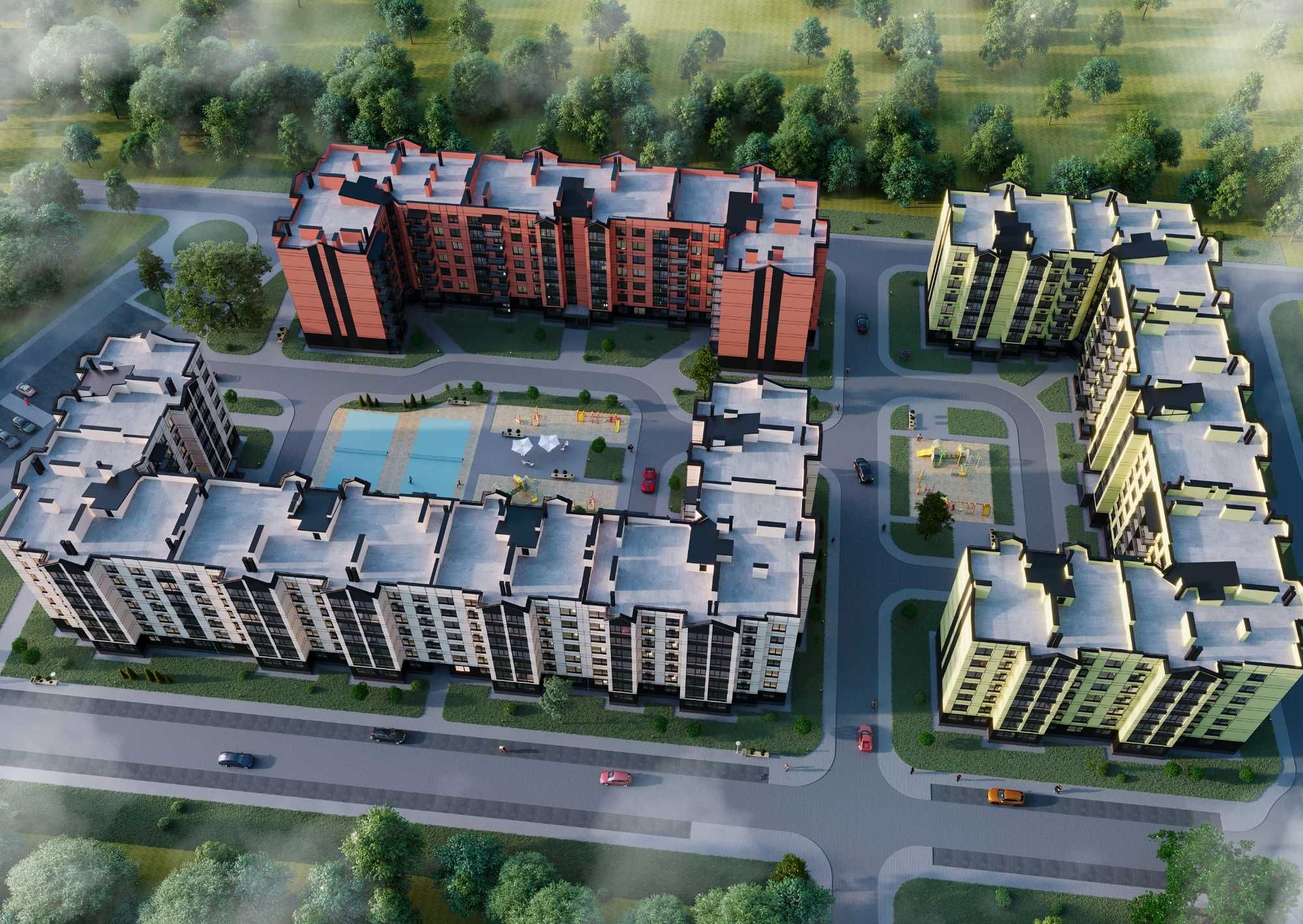 1к квартира 48,13 м² однокімнатна Софіївська Борщагівка КРЕДИТ