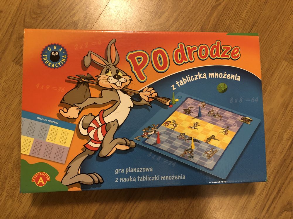 Gra planszowa”Tabliczka mnożenia” Alexander