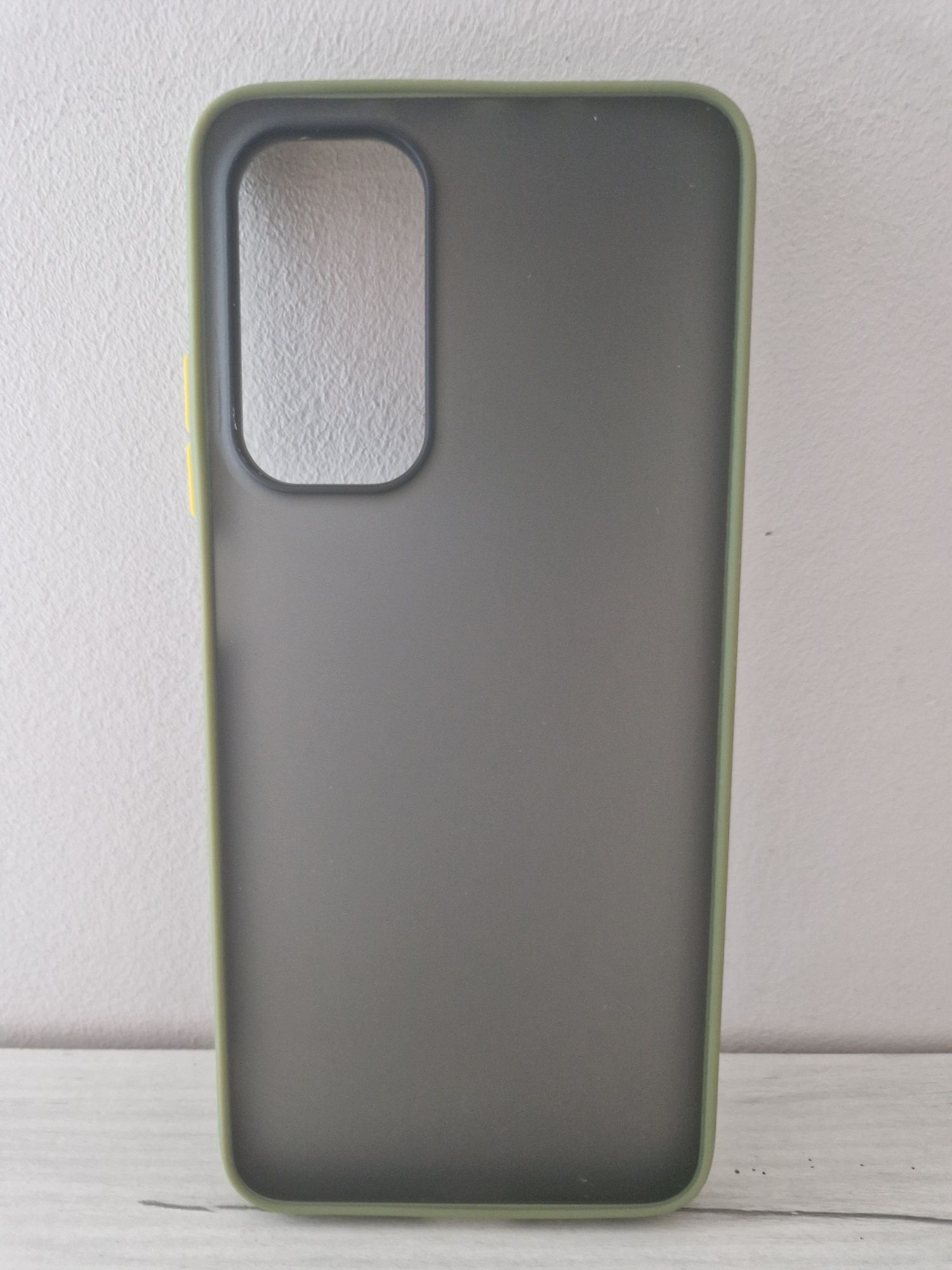Vennus Color Button Bumper do Xiaomi Mi 10T/Mi 10T Pro 5G Oliwkowy
