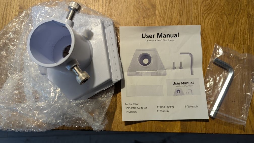 Starlink standard uchwyt adapter