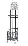 Stylowy stojak na papier toaletowy metaloplastyka retro vintage 130105