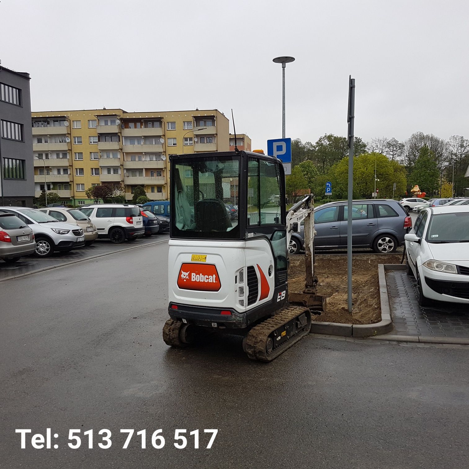 Uslugi minikoparka, transport wywrotką