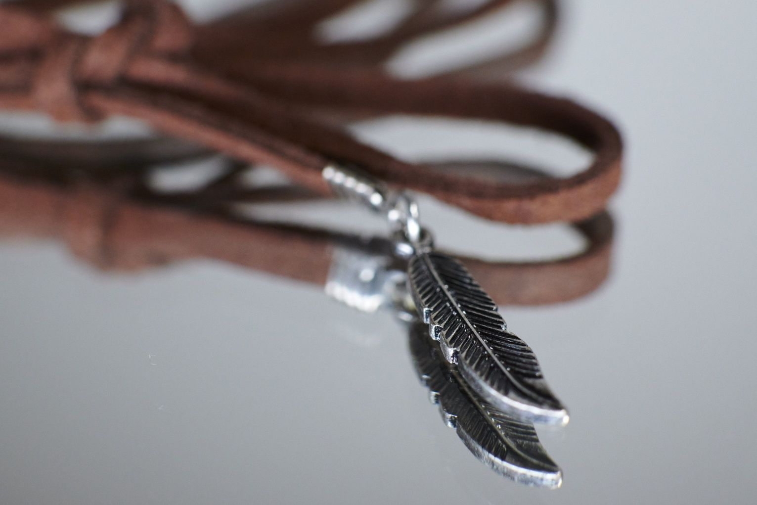 Choker naszyjnik zestaw z perłą rzemyk