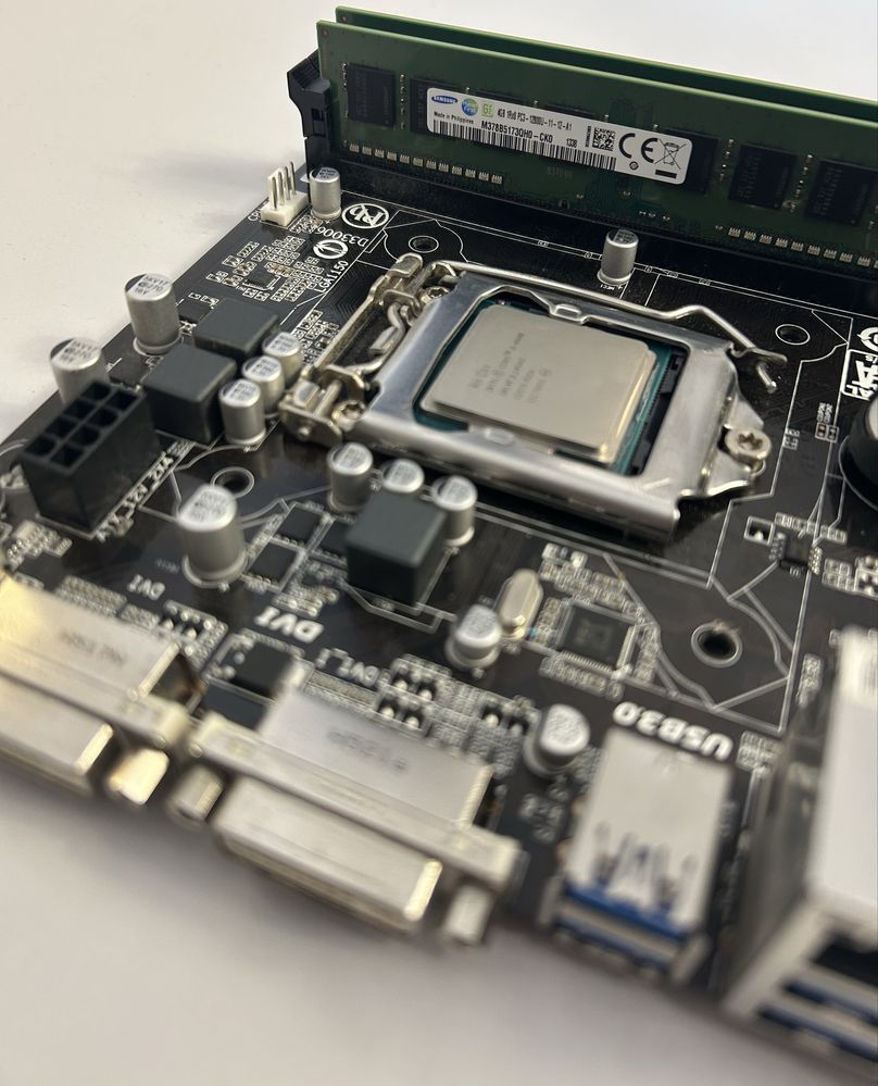 Комплект Intel core i5 4440 + 2x4 (8gb) ddr3 + gigabyte lga1150