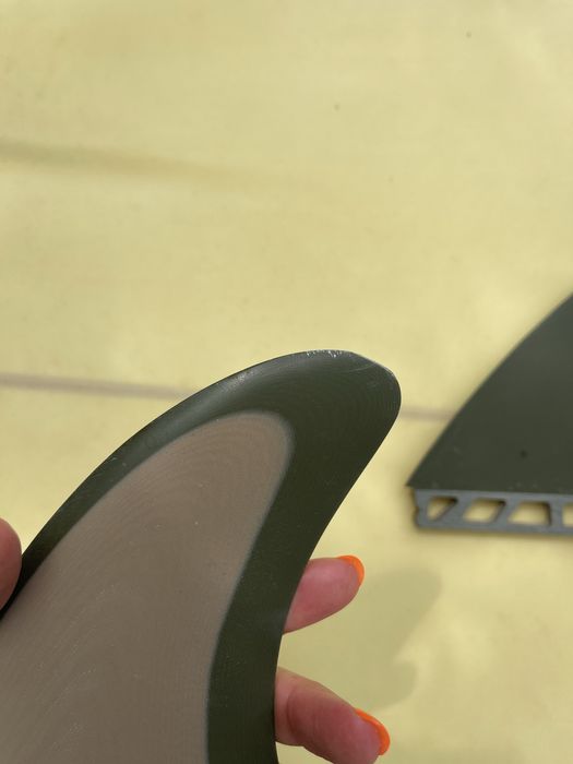 Quilhas Feather Fins Twin Fin Keel S2 Camo Green