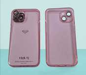 Etui, Plecki, Nakładka Slim Color do Apple Iphone 13 kolor: różowy