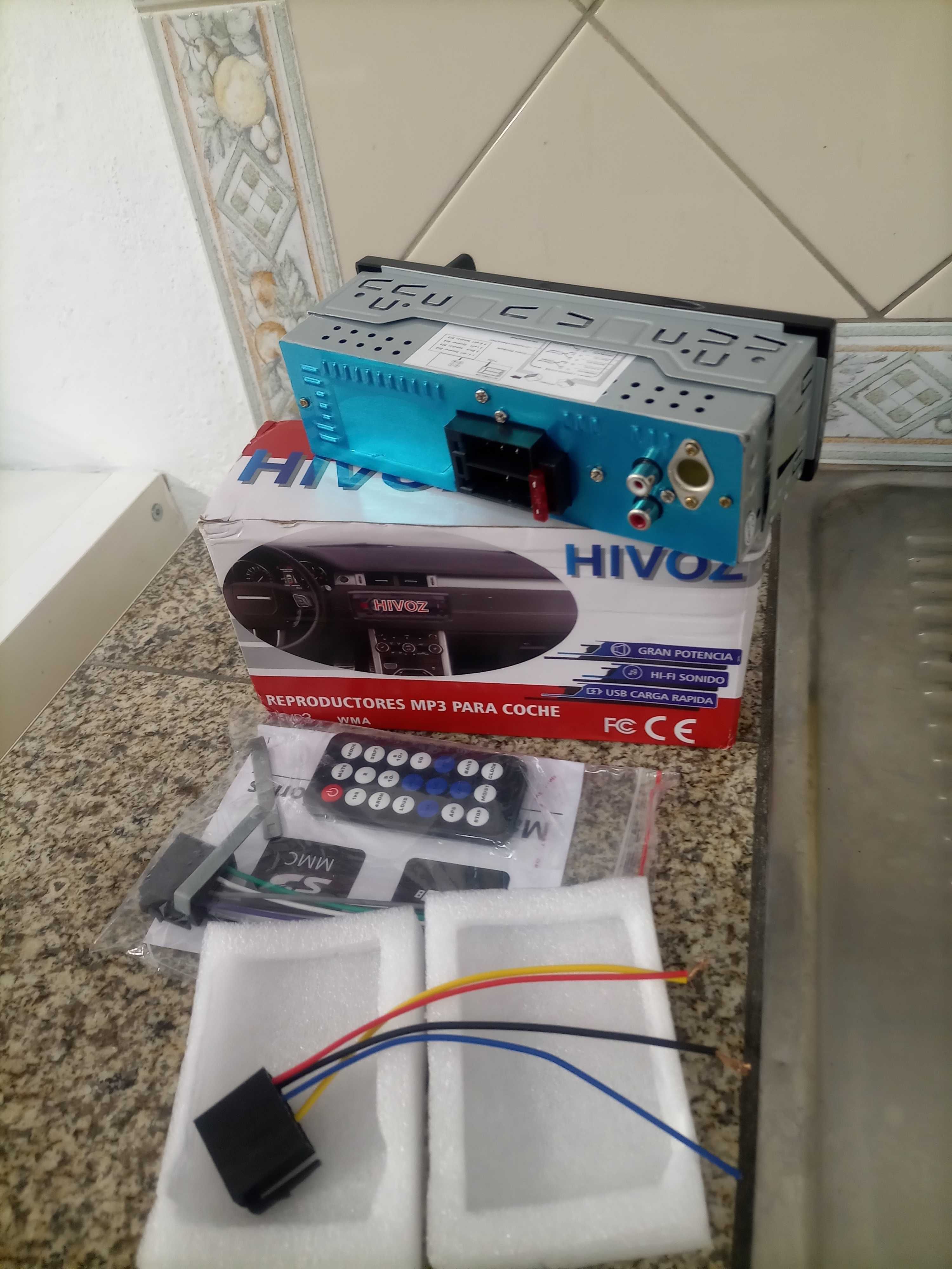 Rádio MP3 Bluetooth USB  Novo