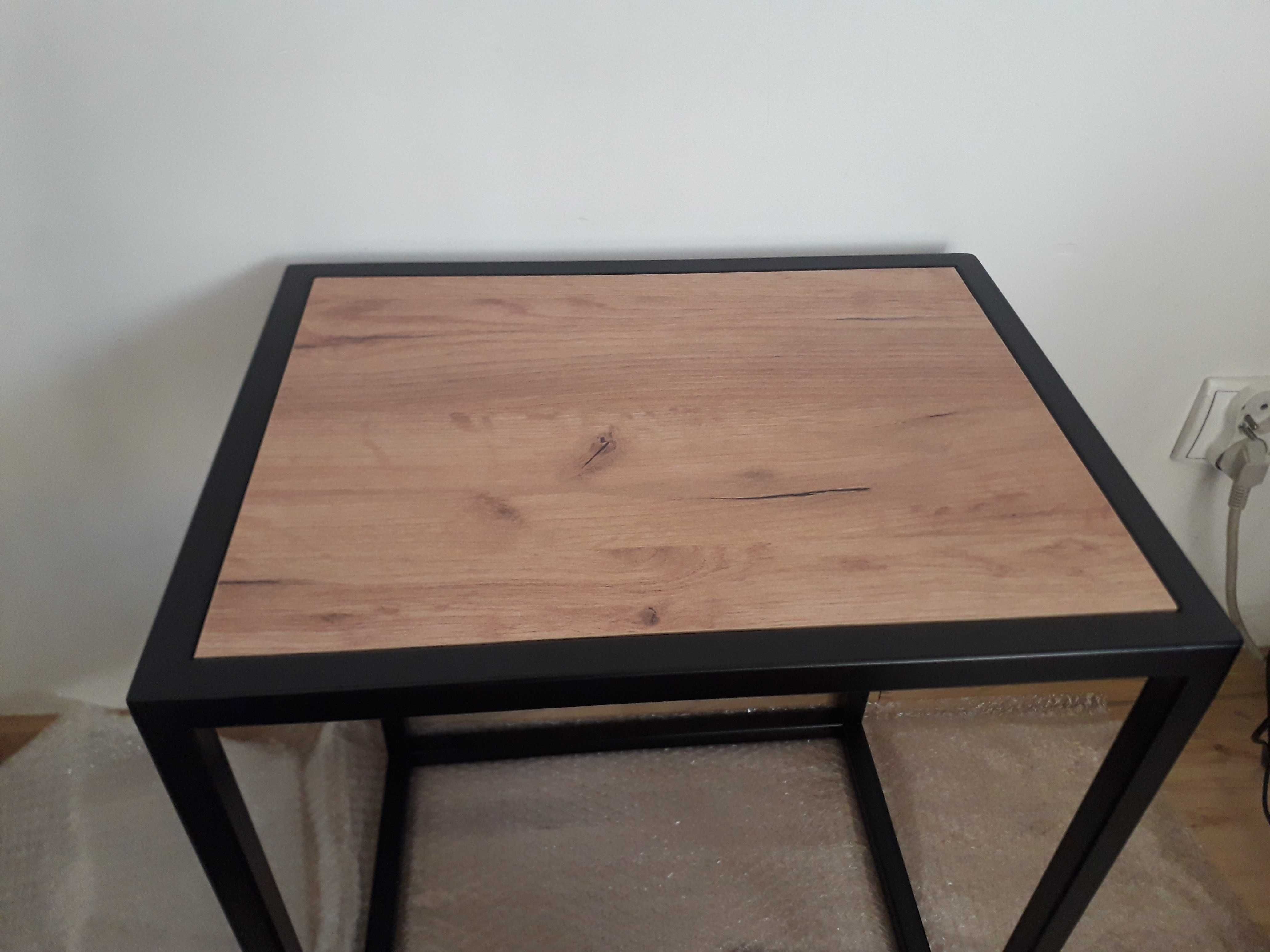 Dwa stoliki LOFT industrialne - NOWE