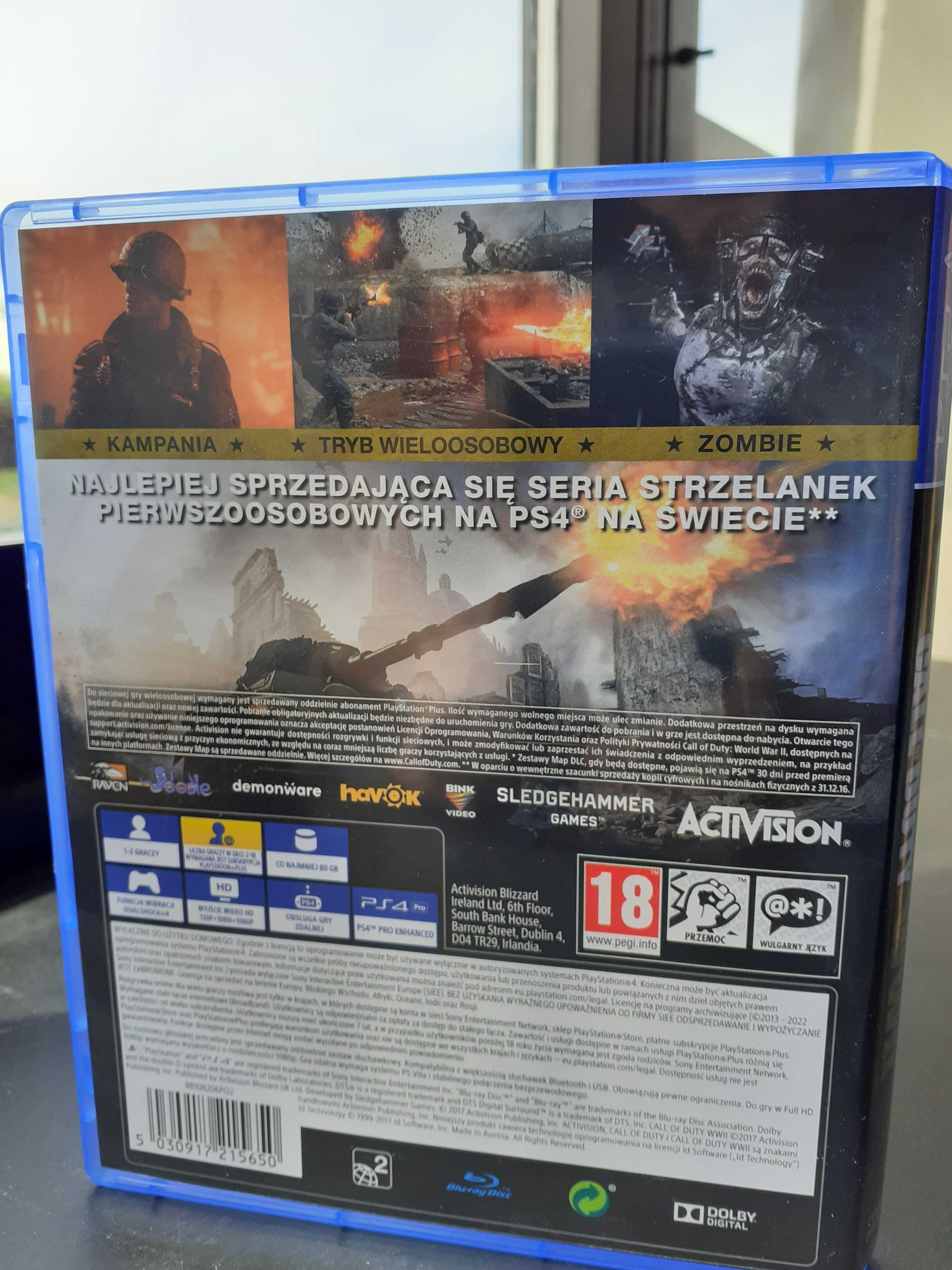 Call of Duty WW2 Dubbing PL Gra PS4/PS5