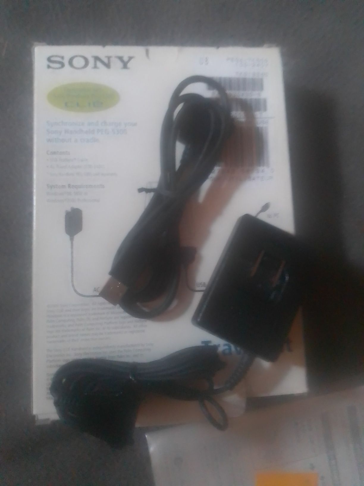 Зарядний пристрій і кабель TravelKit для Sony Clié PEG-S300 PEGA-TK500