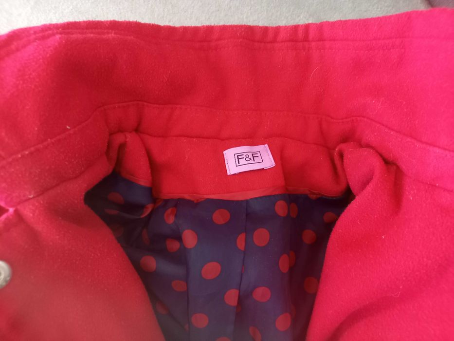 Płaszcz dziewczęcy 104 cm