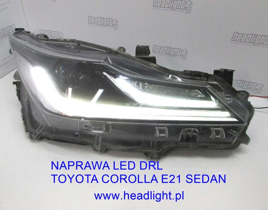 Naprawa LED Toyota Corolla E21 Sedan