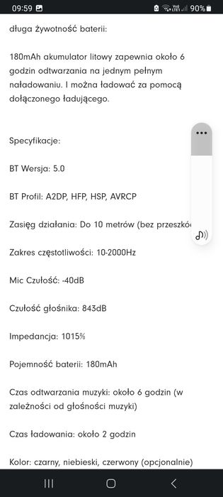 Sluchawki z przewodnictwem kostnym DG06