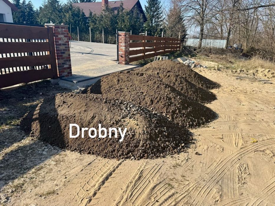 Ziemia Ogrodowa, Kruszywo Tłuczeń, Piasek, Żwir, Transport, Koparka