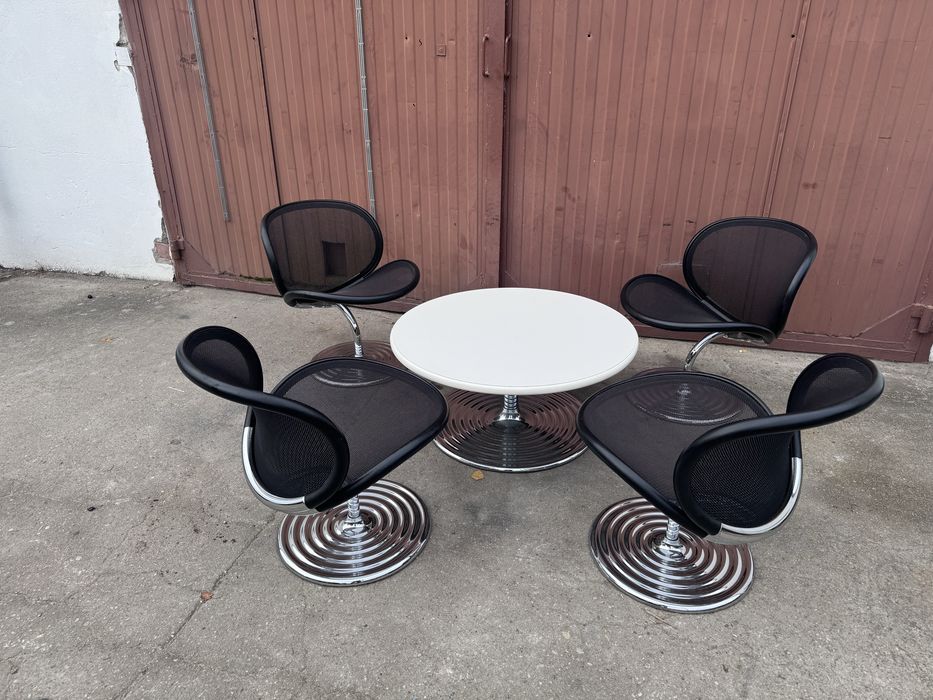 krzesła Mid Century O-Line Herberth Ola dla Wilkhahn