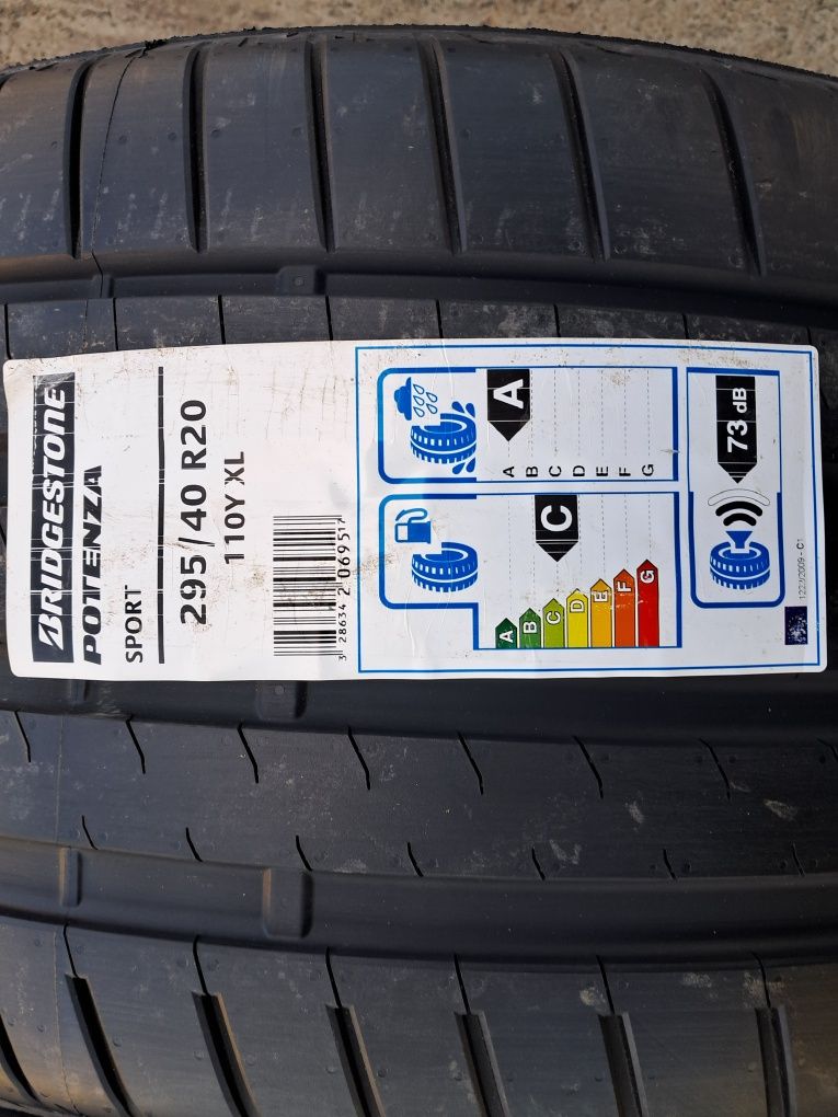 295/40 R20, Bridgestone Potenza Sport, шини літня НОВІ