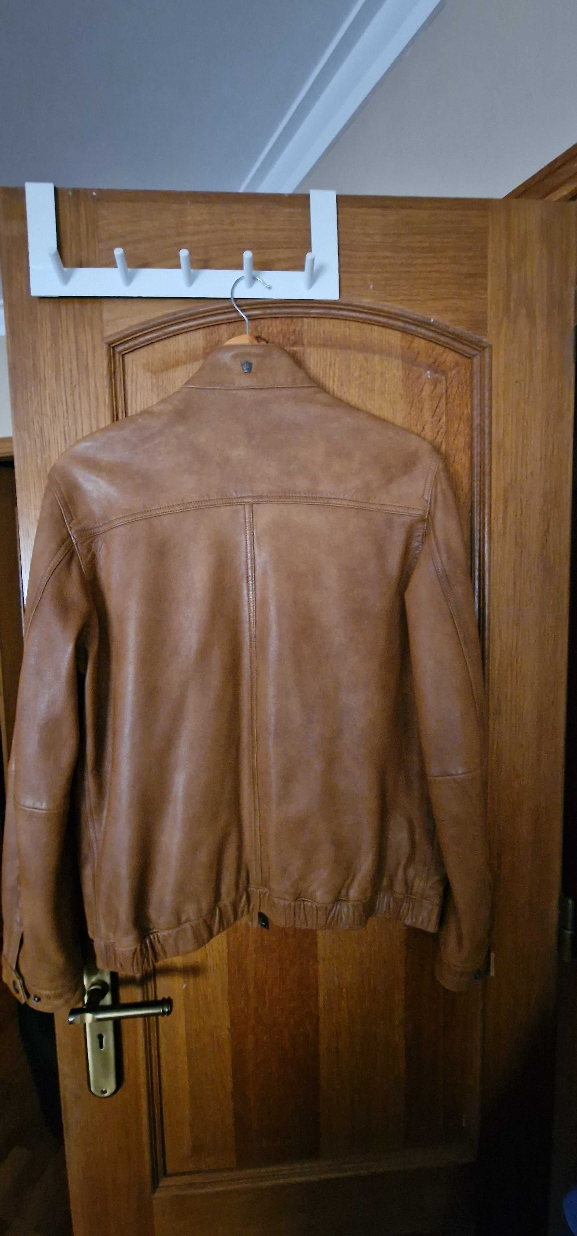 Blusão pele Massimo  Dutti