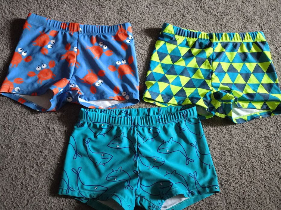 Kąpielówki cool club 140 smyk paka zestaw majtki plażowe kaielowe