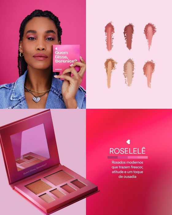 Paletas de sombras QDB O Boticário