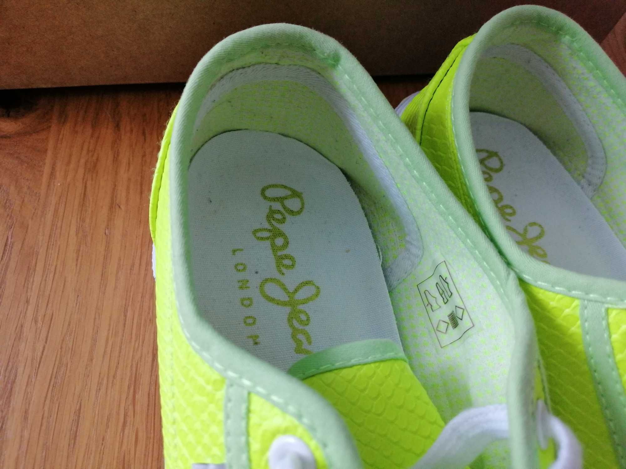 Tenisówki Pepe Jeans neon rozmiar 40