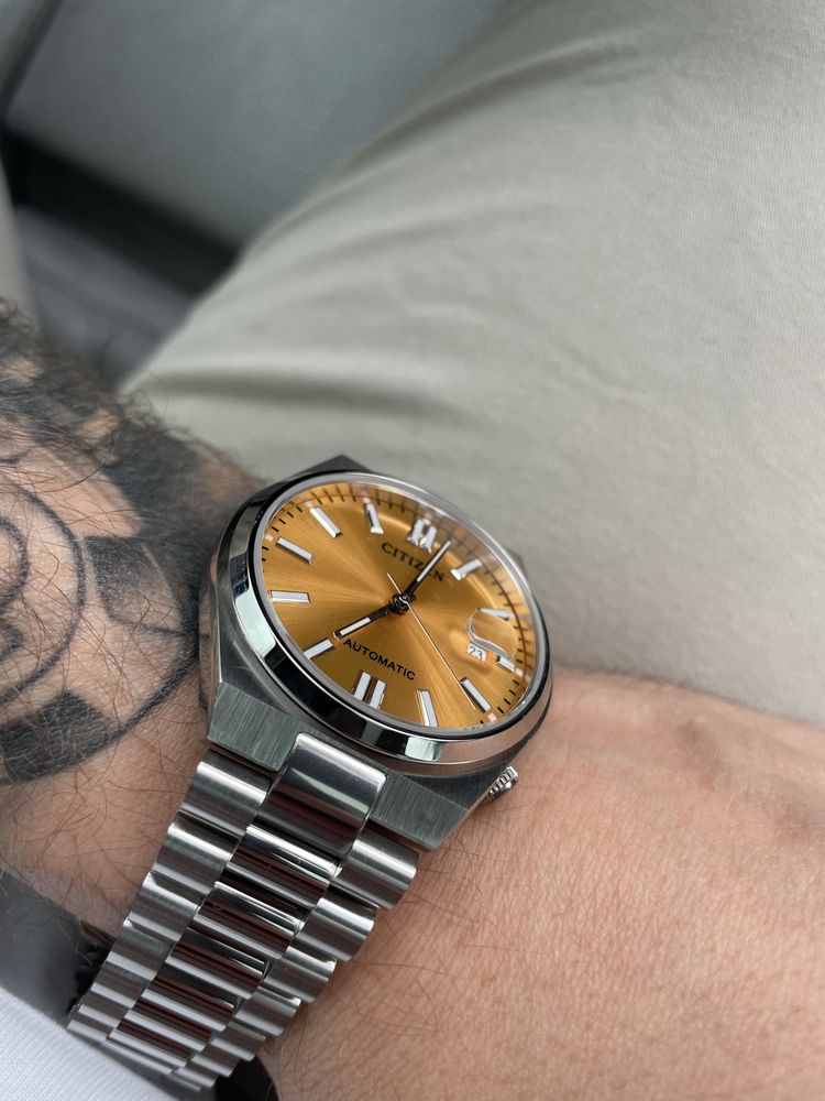 Zegarek Citizen Tsuyosa żółty Automatyczny NJ0150-81Z