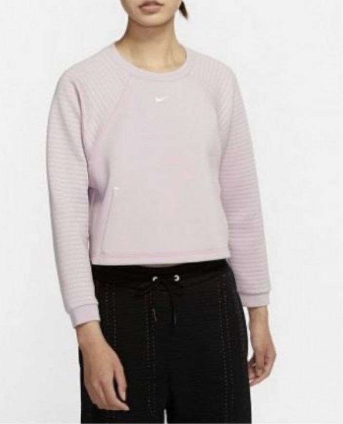 Толстовка  Nike W NP LUX CLN DRY FLEECE CREW CU5745-516
