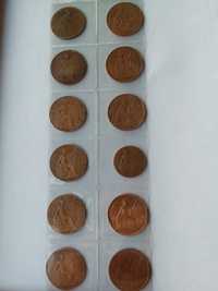 Wielka Brytania /Anglia seria starych monet
