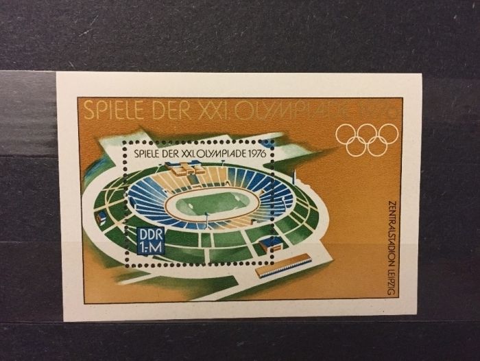 znaczki DDR olimpiada 1976