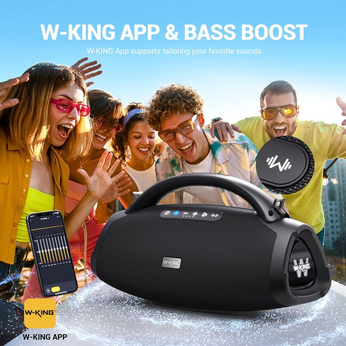 W-KING X20 Bluetooth 200W RMS | Potężny bas | JBL Boombox Killer!