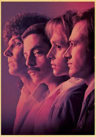 PIĘKNY plakat vintage BOHEMIAN RHAPSODY Queen 4