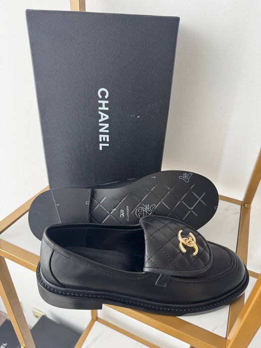Mokasyny skórzane! Chanel! Różne modele i kolory! Premium 36-41