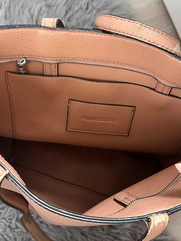 Beżowa torebka Calvin Klein