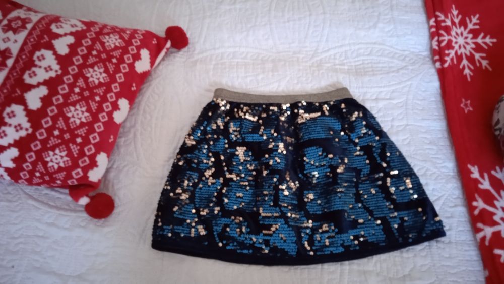 Spódniczka cekinowa błyszcząca Cool Club Smyk rozmiar 134