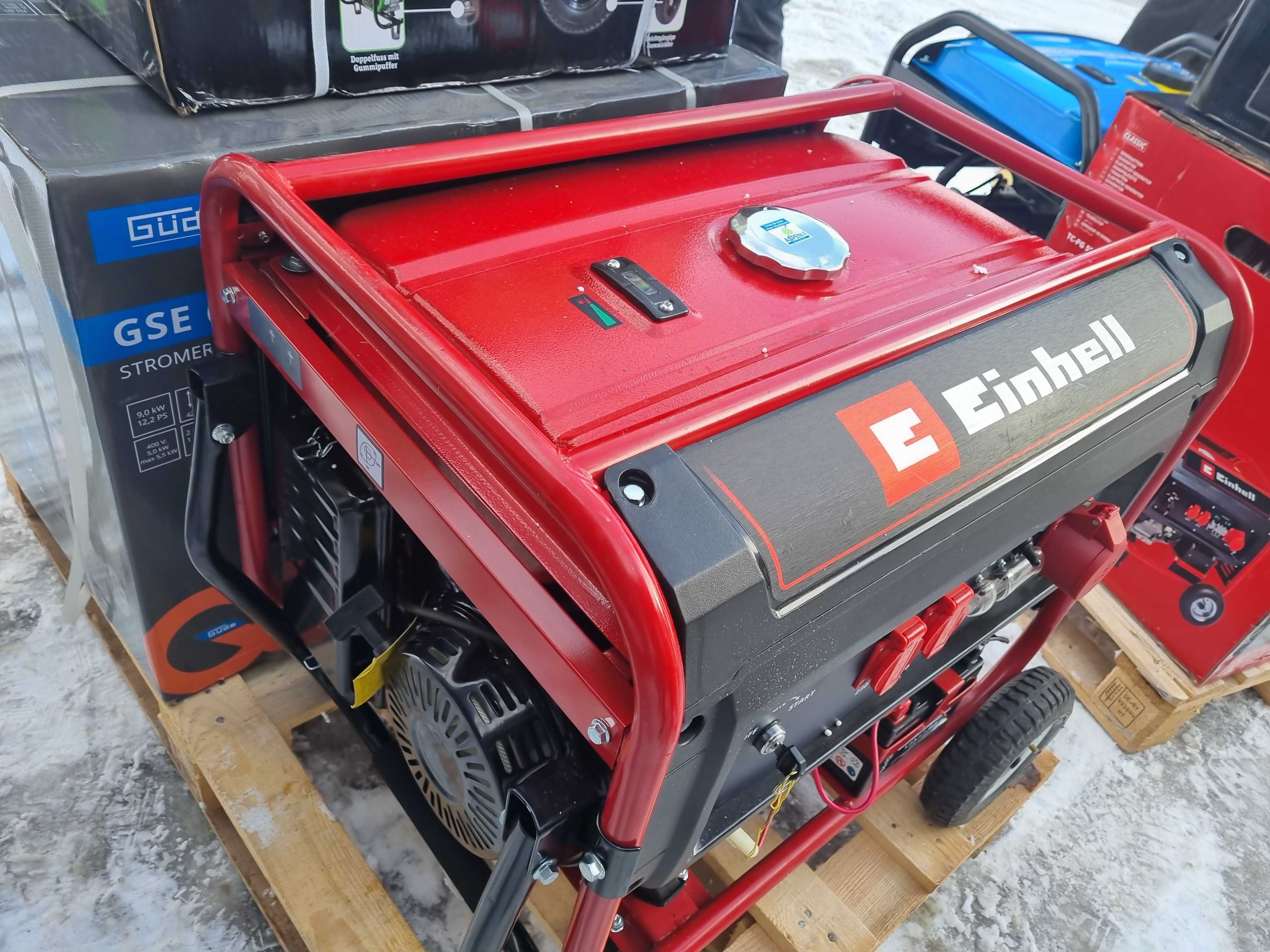 Генератор бензиновый Einhell TC-PG 55/E5 трифазний 5.5 кВт